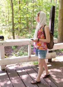 Evelina in the park