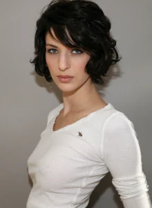 Hot brunette Molly Berardi in tight jeans